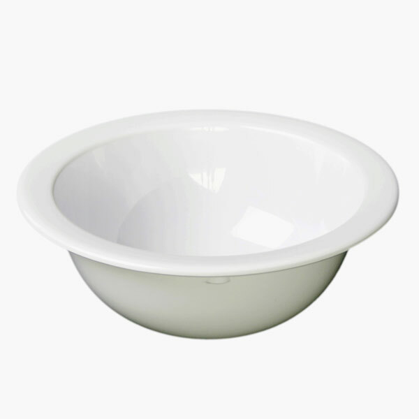 Thunder Group NS305W 1 Dozen 10oz White Melamine Grapefruit Bowls