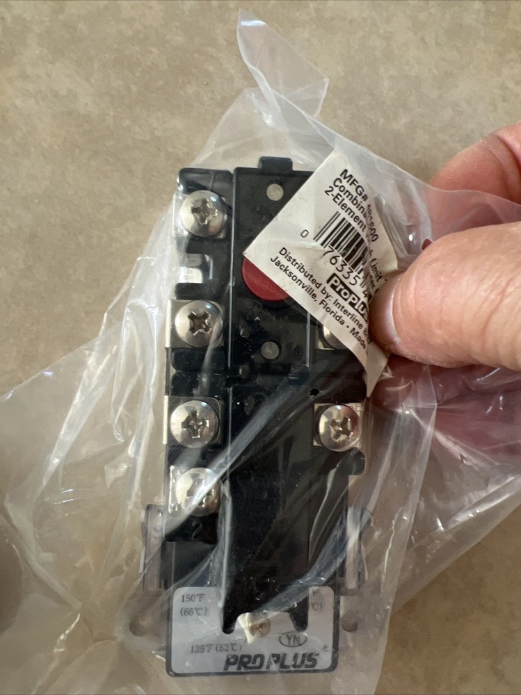 PROPLUS Hi Limit Upper Thermostat THERM-O-DISC 120/480 VAC 48160 NIP And Lower T