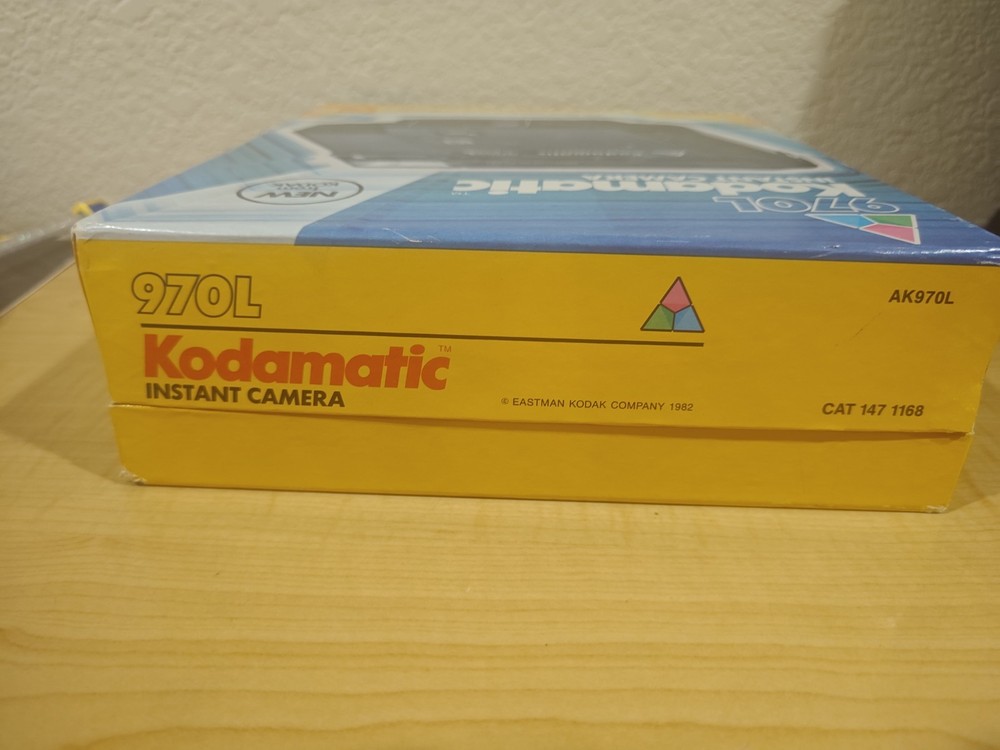 1982–1986 Kodamatic 970L Instant Camera Electronic Flash Untested Vintage