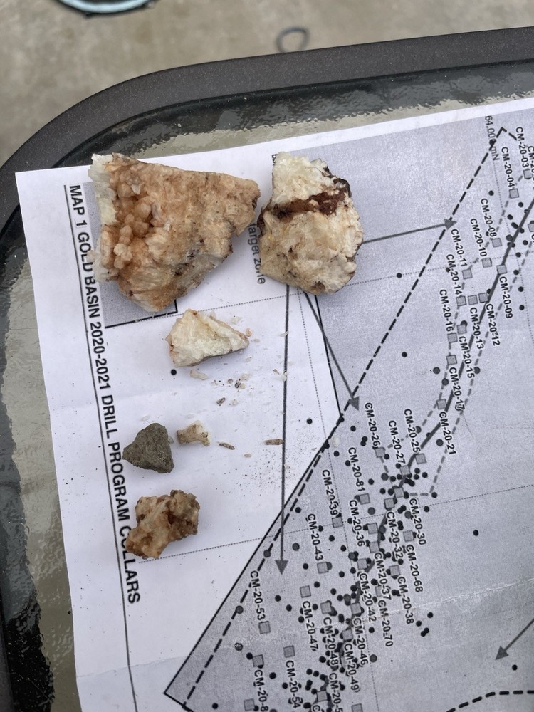 NEW ITEM 2oz DRILLING CHIP SAMPLES FROM GOLD BASIN PROJECT 2020-2021