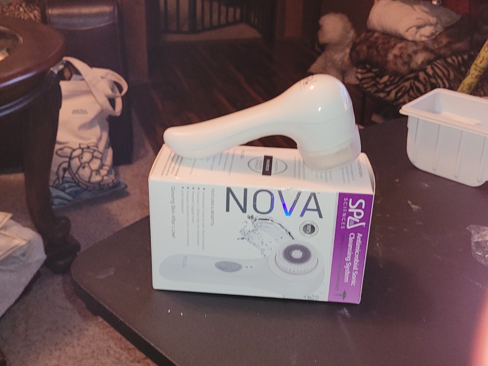 NOVA Spa Sciences NOVA Antimicrobial Sonic Cleansing System NEW Open box