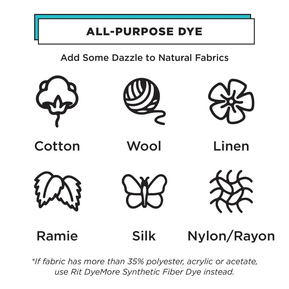 (2 pack) Rit, All Purpose Liquid Dye, Black, 8 fl oz