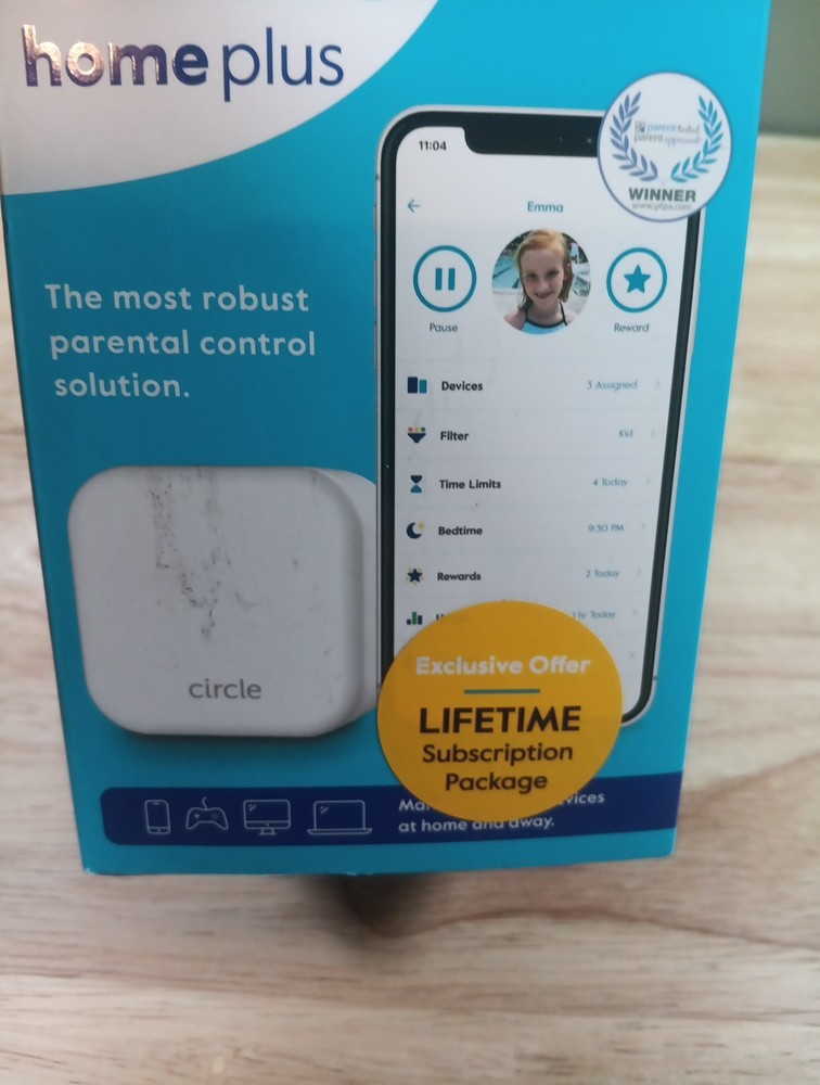 Circle Home Plus Parent Control Hub Device New Open Box