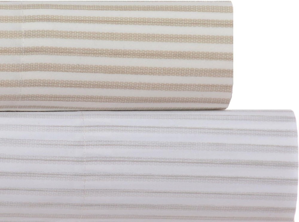 Tommy Bahama - King Sheets, Cotton Percale Bedding Set, Crisp & Cool, Stylish