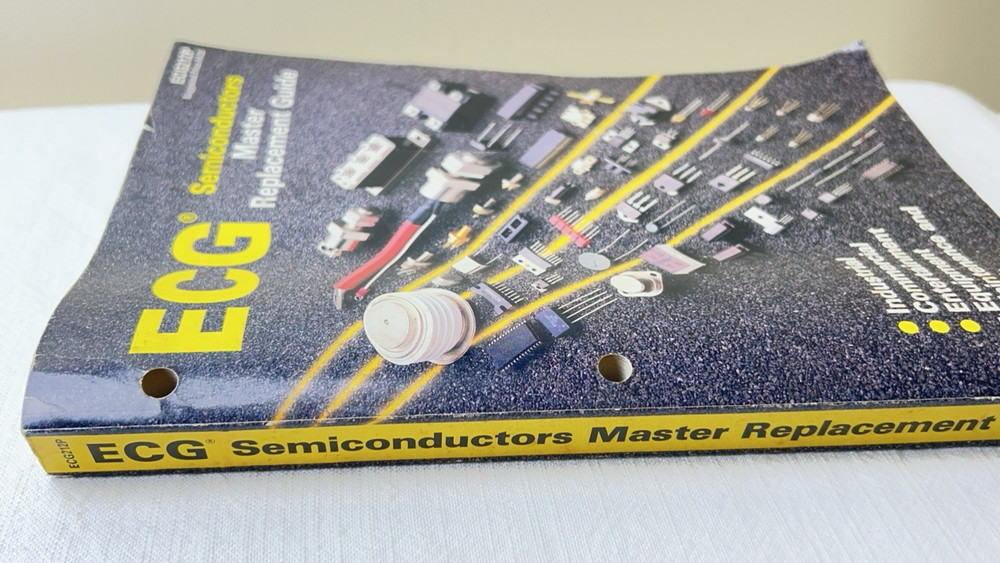 Vintage 1987 ECG Semiconductors Master Replacement Guide Catalog