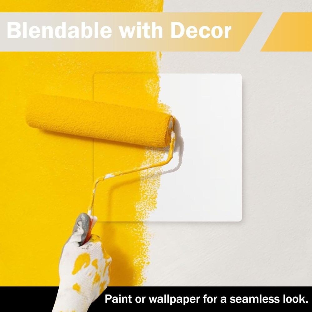 Plastic Access Panel 8x8 inches with Spring Click Technology - No Tools Requi...