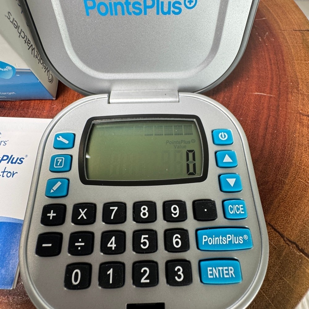 Weight Watchers PointsPlus Calculator with Daily Weekly Tracker NAC 5A Boxed
