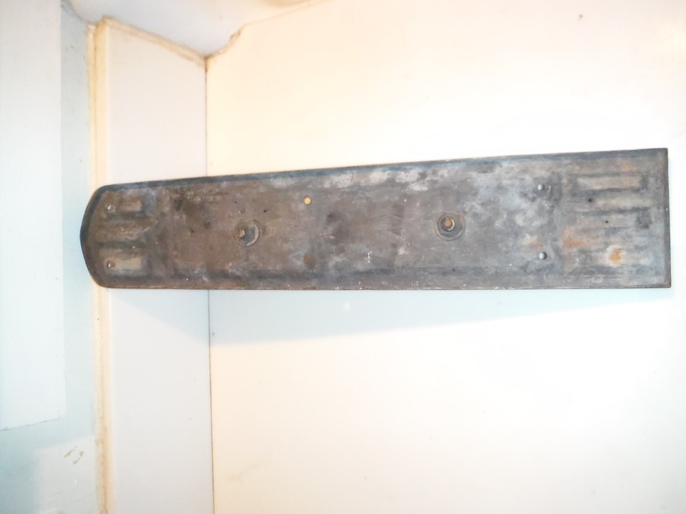ANTIQUE BRASS GOTHIC VICTORIAN DOOR PULL HARDWARE 19.5"x4"