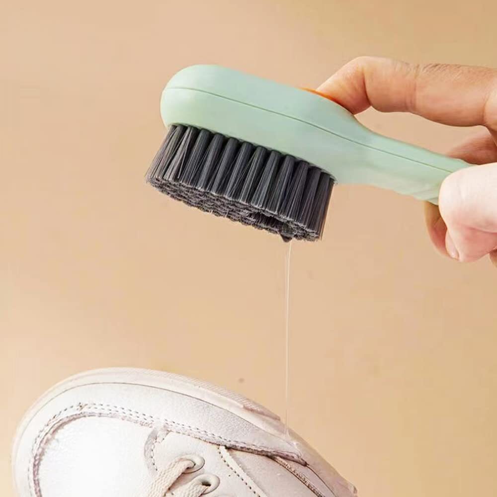 Shoe Brush Soft Automatic Liquid Shoe Brush Long Handle Liquid Clothes