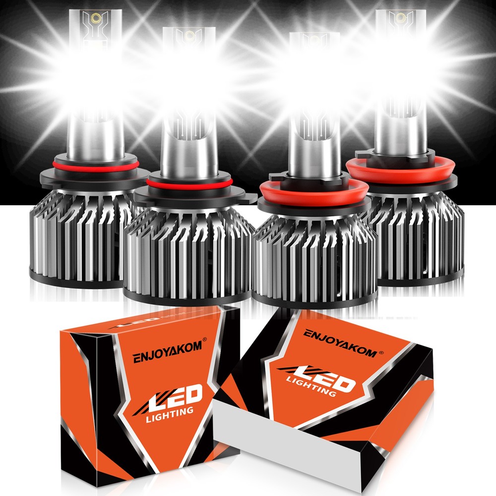 10000K For Toyota Camry 2007-2014 LED Headlight High Low Beam Bulb Kit White