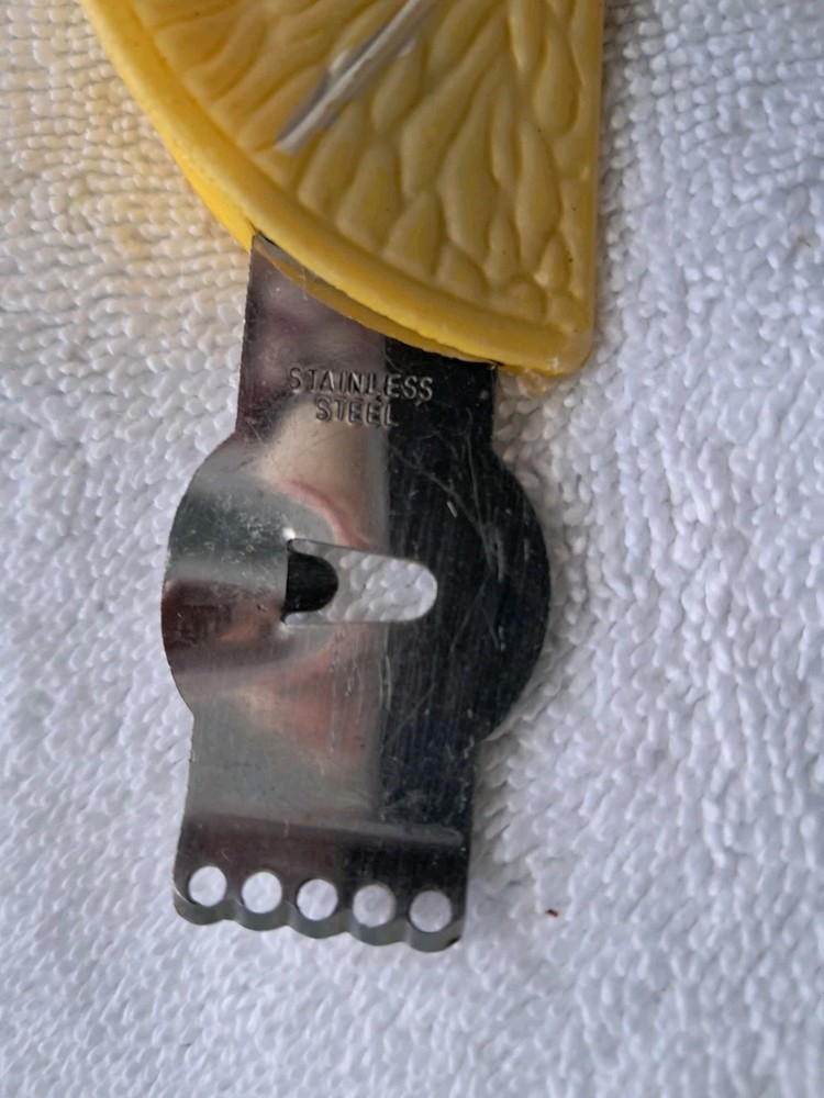 Lemon Slice Handle Stainless Steel Zester