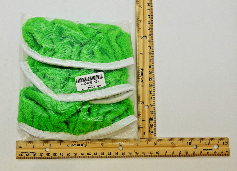 Reusable Microfiber Mop Pads Compatible w/ Dry Swiffer Sweeper 3 Pack Washable