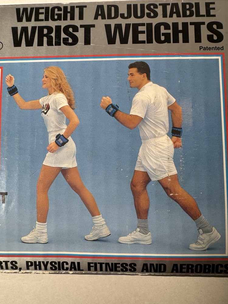 NIB All Pro 2.5 lb Ankle Weights + 2 lb Wrist Weights Adjustable Inserts 9 Lbs