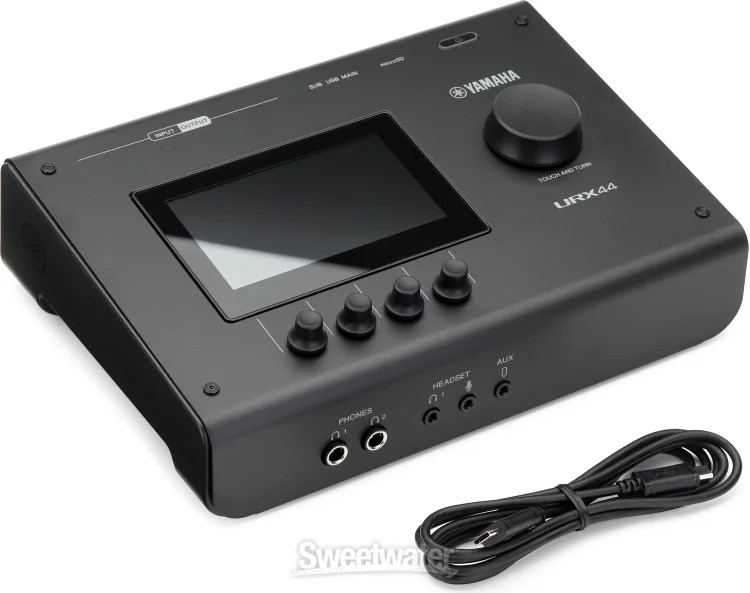 Yamaha URX44 USB-C Audio Interface - Black