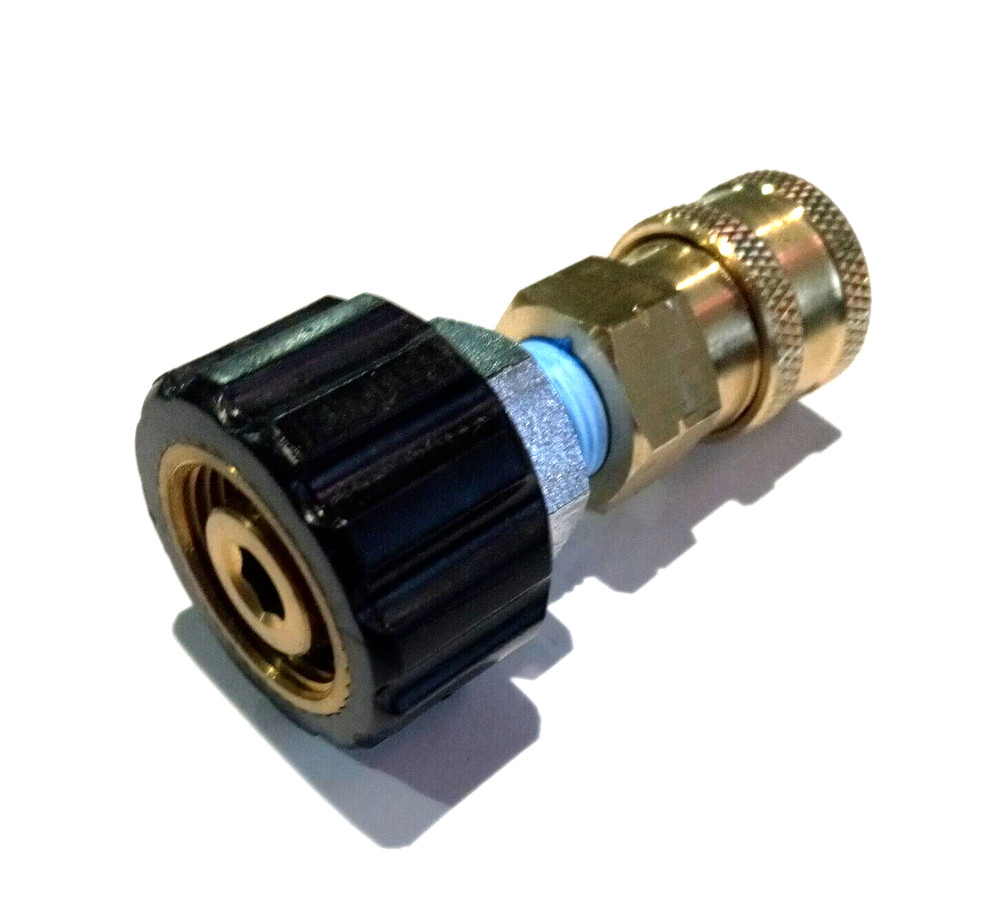Pressure Washer Quick Connect M22 -14mm X 1/4" Coupler - Karcher Style