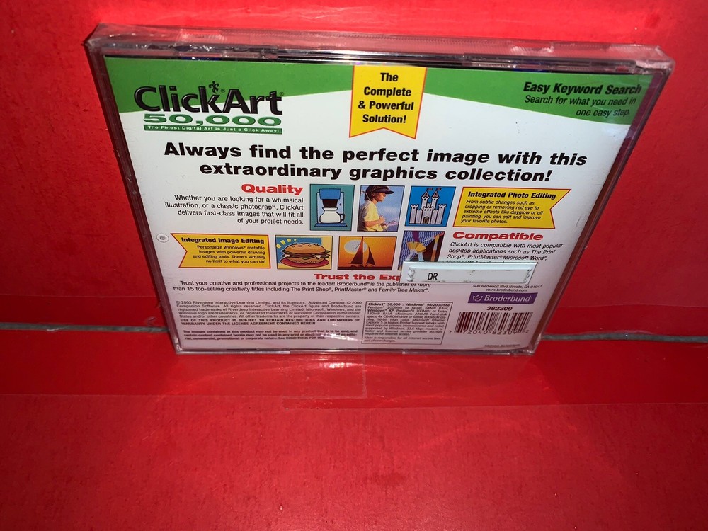 Broderbund ClickArt 50,000 - 2 Discs