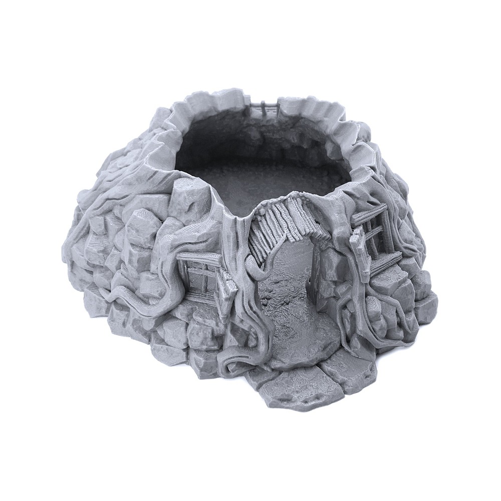 Witch's Hovel by Printable Scenery, 3D Printed Tabletop RPG Scenery