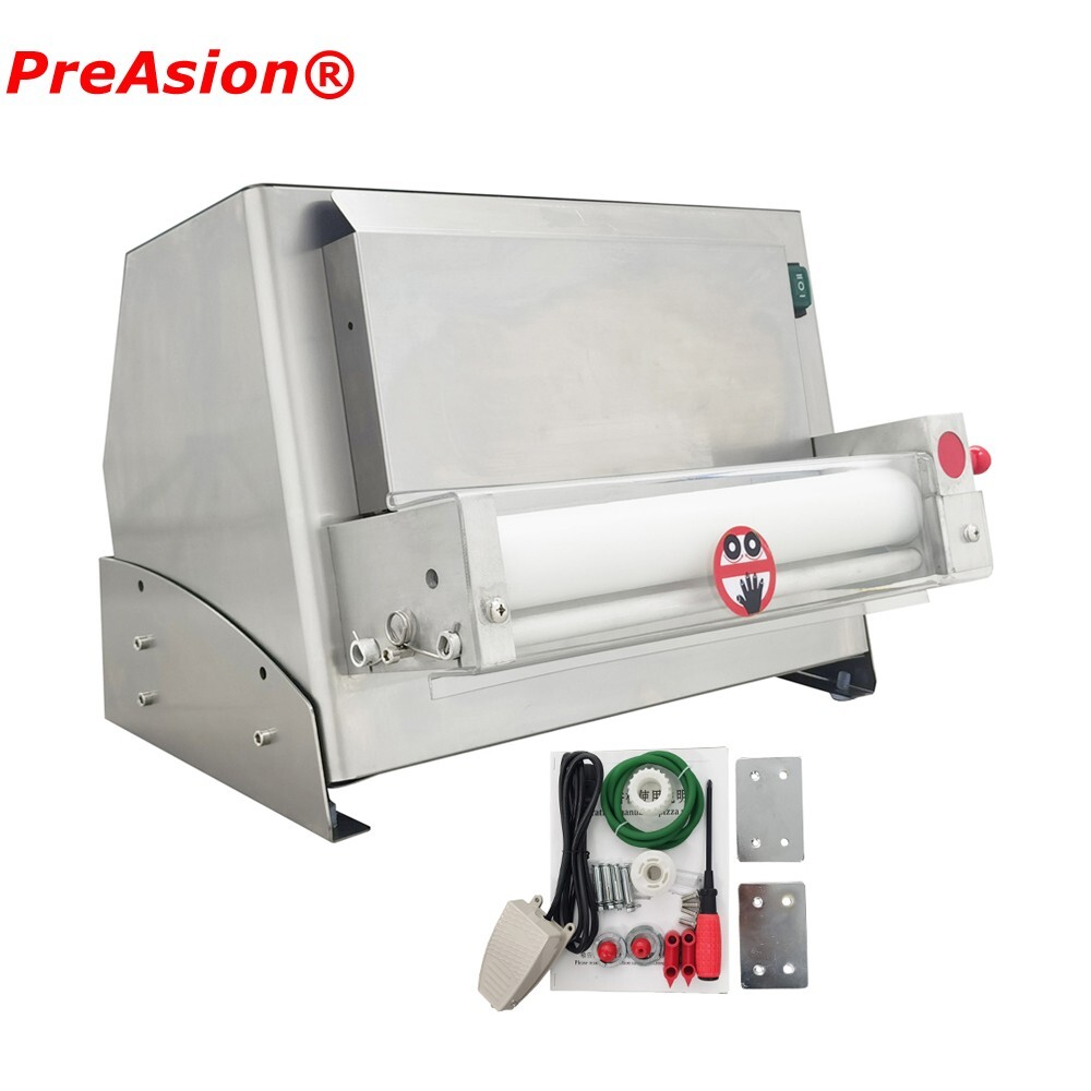 Automatic Pizza Pancake Pressing Machine Electric Pizza Dough Roller Sheeter