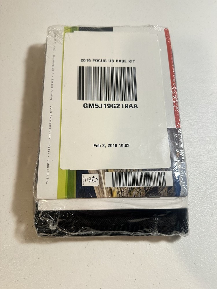 2016 Ford Focus Owners Manual Sealed Set OEM