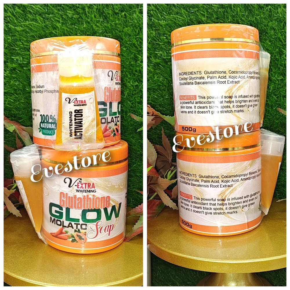 V Extra Whitening Glutathione Glow Molato Soap