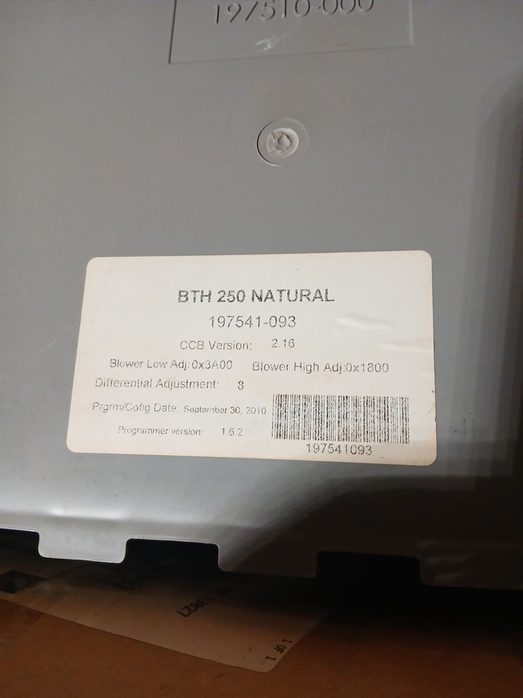 AO Smith 9006265005 COMBINED CONTROLLER BTH 250 Natural