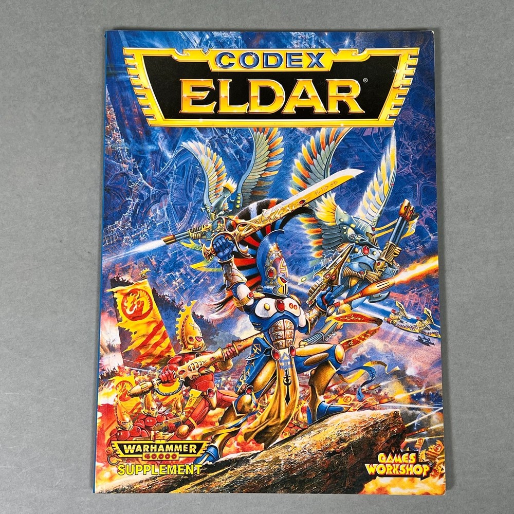 Warhammer 40k Eldar Codex 1994 2nd Edition Vintage OOP Games Workshop 0155 NICE