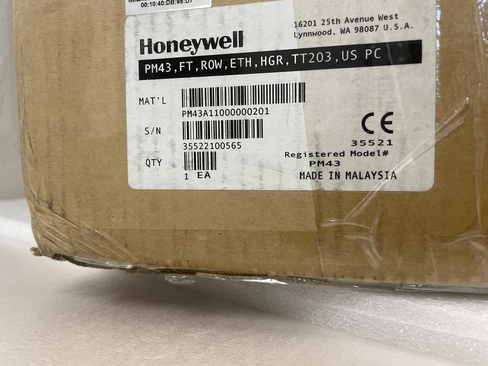 HONEYWELL INTERMEC PM43 BARCODE LABEL PRINTER PM43A11000000201 TT203