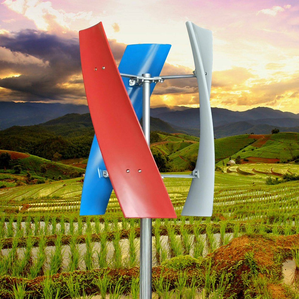 Helix Vertical Wind Turbine Wind Generator 12V 400W Windmill+Controller Maglev