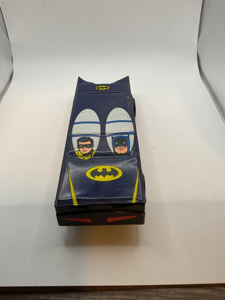 Batman & Robin Pencil Case Batmobile Pencil Sharpener Vintage