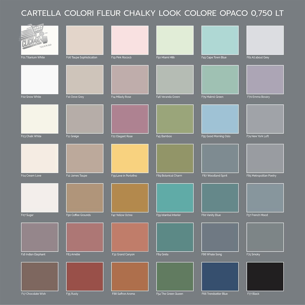 | Chalk Paint Matte, 2.5L, Unsanded, Multi-surface, Color F