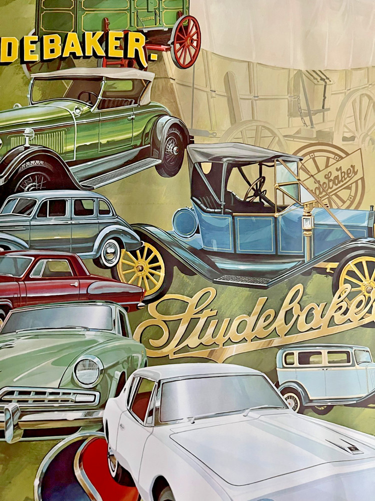 Vintage Studebaker Poster, 18" x 24" The Time Machines #2