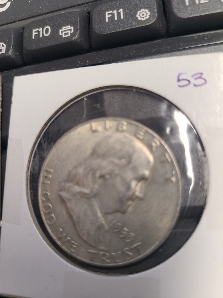 1953 D Franklin Half Dollar 90% Silver