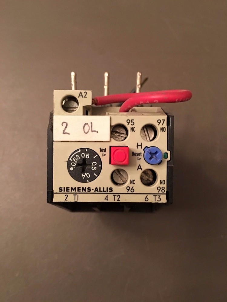 OLR0063CS1 Siemens Overload Relay .4-.63A