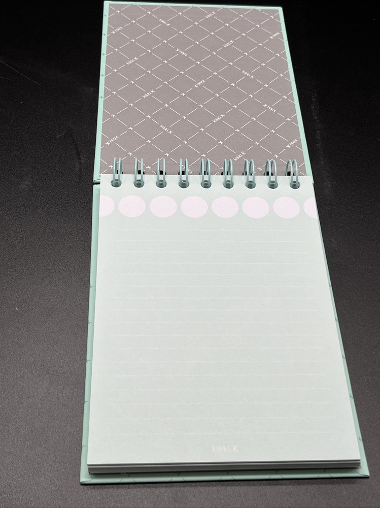 Kikki K B6 Everything Notepad Blank Essentials Seafoam Color @CS