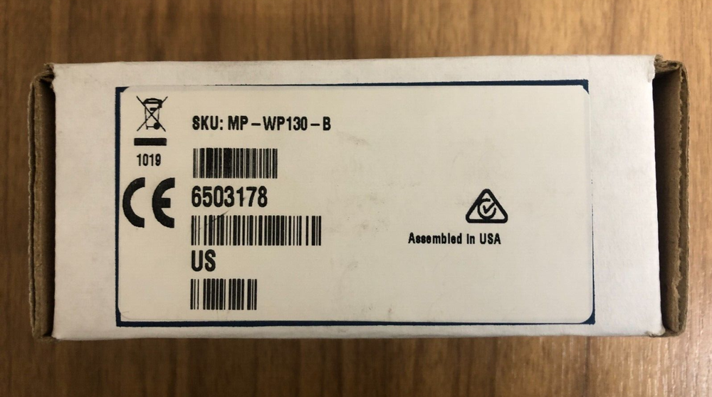 Crestron MP-WP130-B Media Presentation Wall Plate VGA