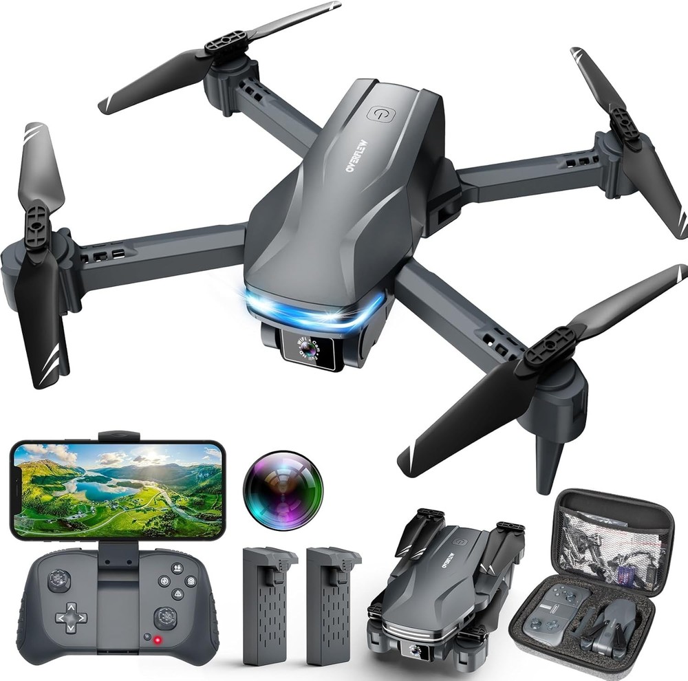 Foldable Drone with Camera 1080P HD FPV App Control for Beginners Adults