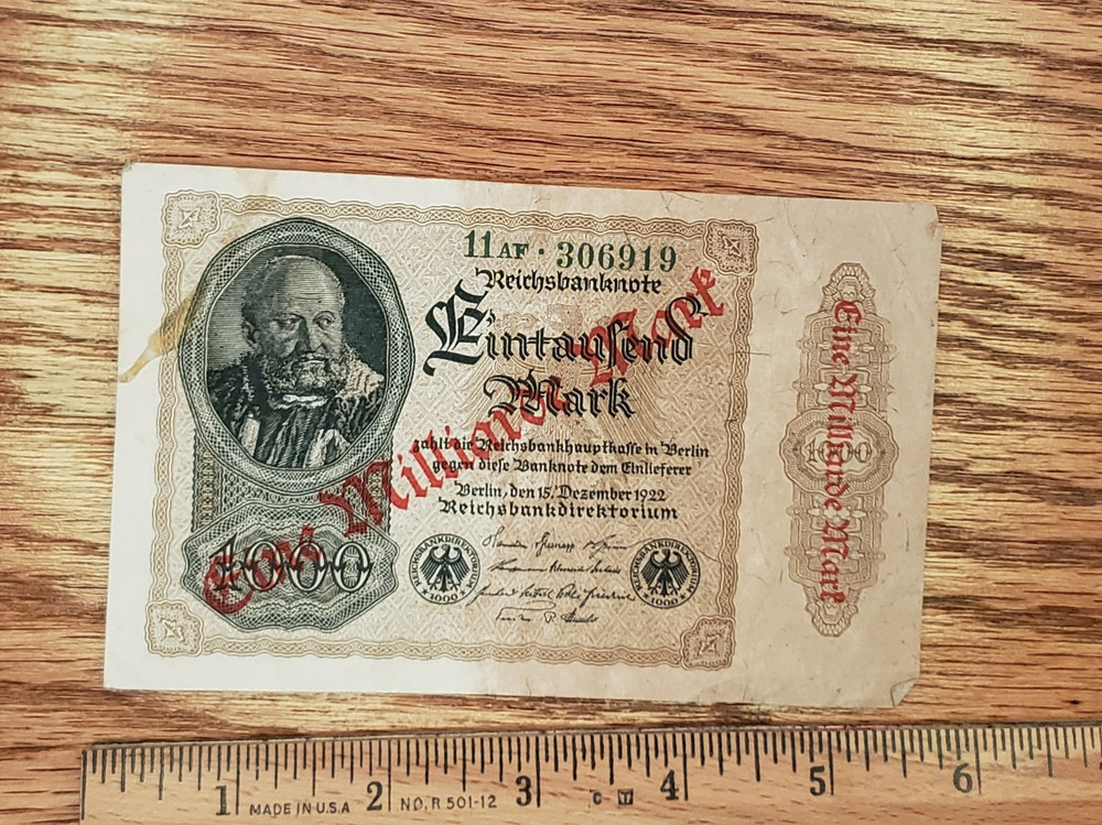 (4) misc. banknotes LOT
