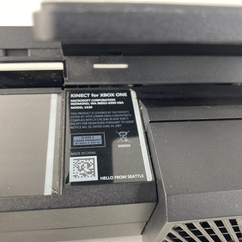 Microsoft Xbox One Kinect Sensor Bar Black Model 1520 Tested