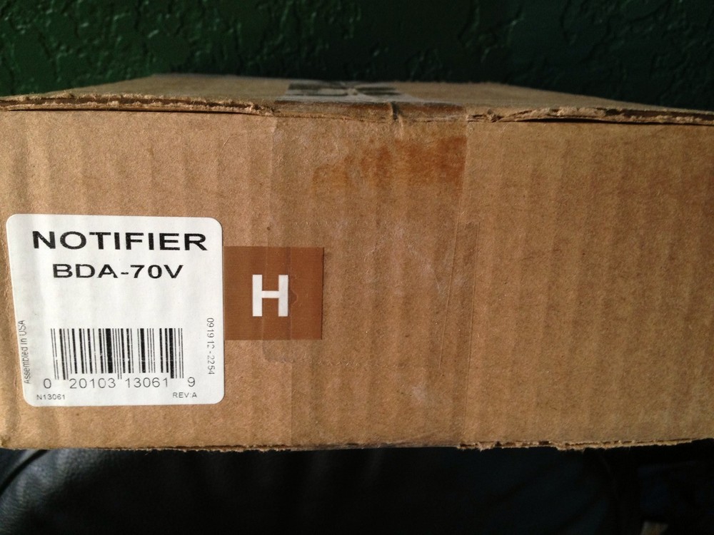 NOTIFIER BDA-70V   "NEW"