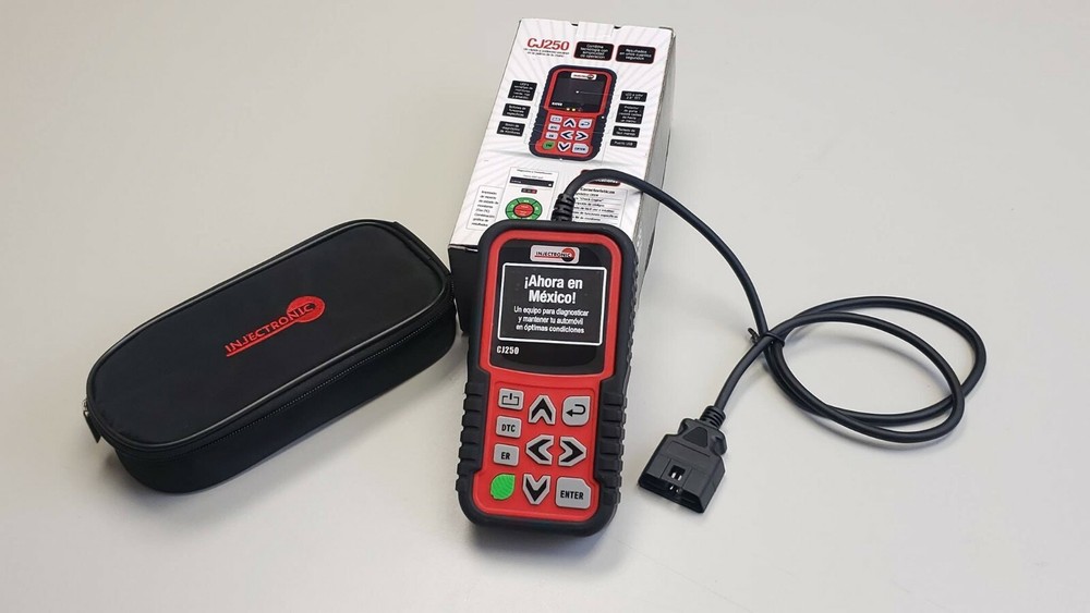 Injectronic CJ250, Automotive OBD2 Diagnostic Scantool, Enhanced Code Reader