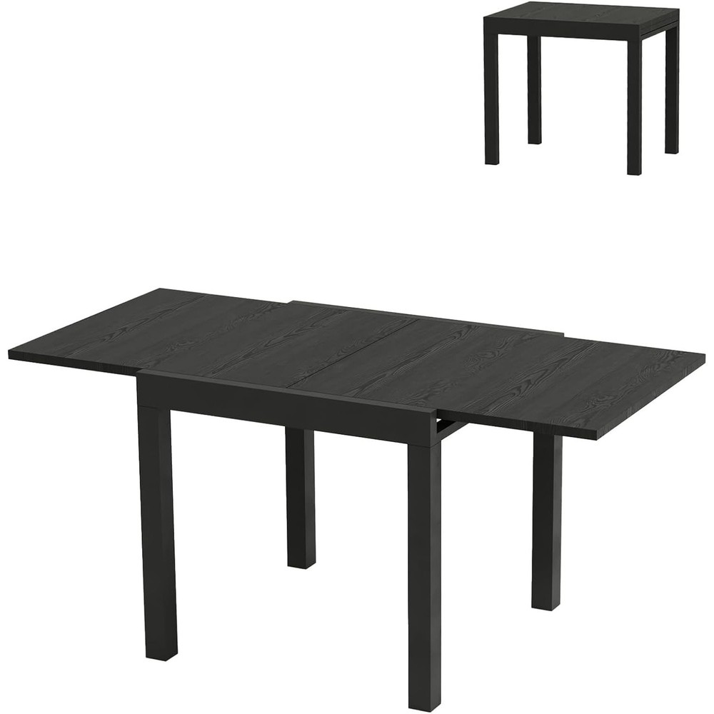 Outdoor Expandable Adjustable Dining Table Patio Dining Table for 4-6 Person