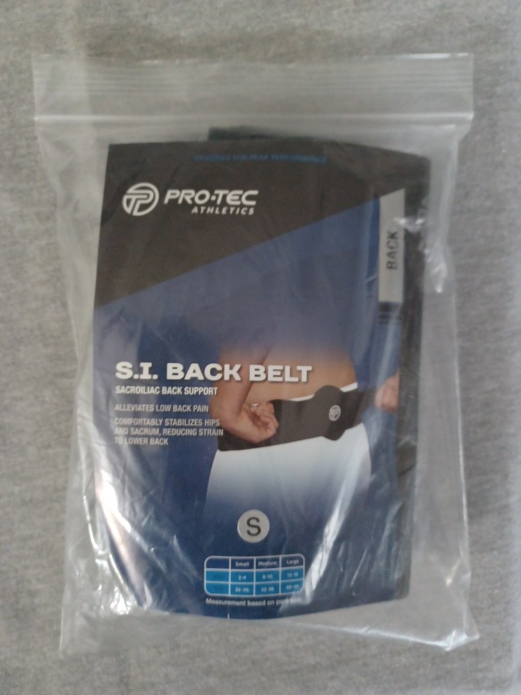 PRO-TEC ATHLETICS S.I. Back Belt. Size Small