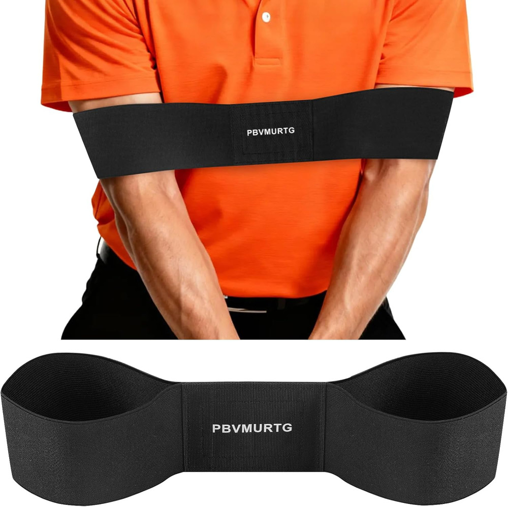 Golf Swing Training Aid with Instructions for Use，Swing Correcting Arm Band with