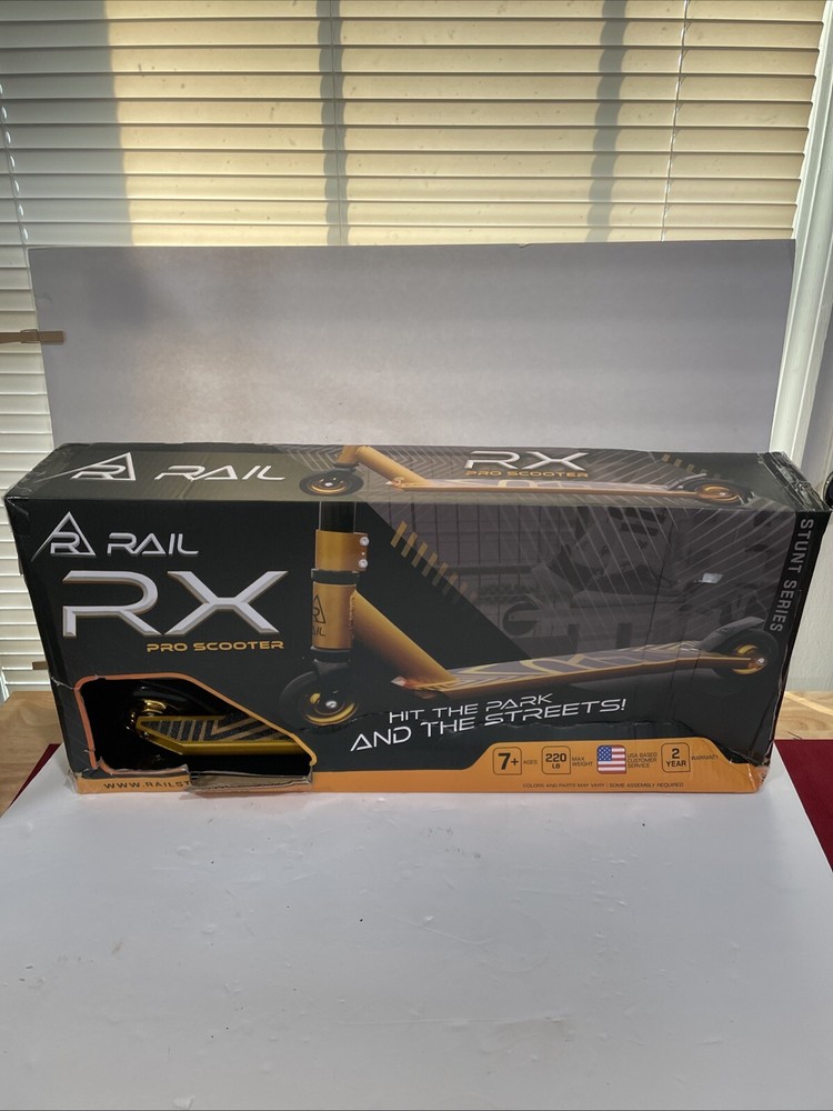 Rail RX Pro Kick Scooter - Gold