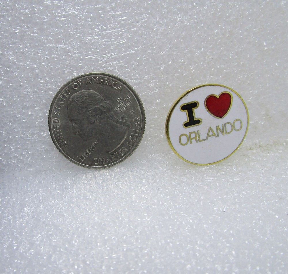I Love Orlando Pin