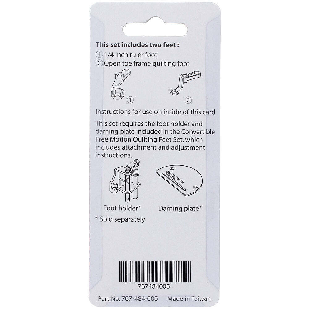 Free Motion Frame Quilting Feet Set, Janome