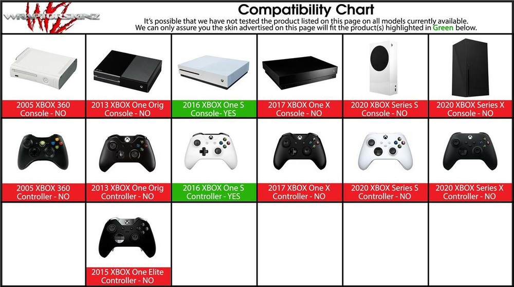 Skin XBOX One S Console Controller Solids Collection Red
