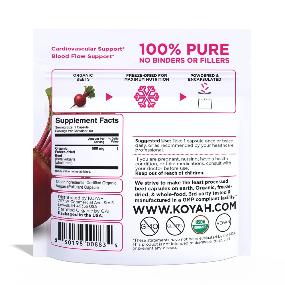 Organic Beet Capsules