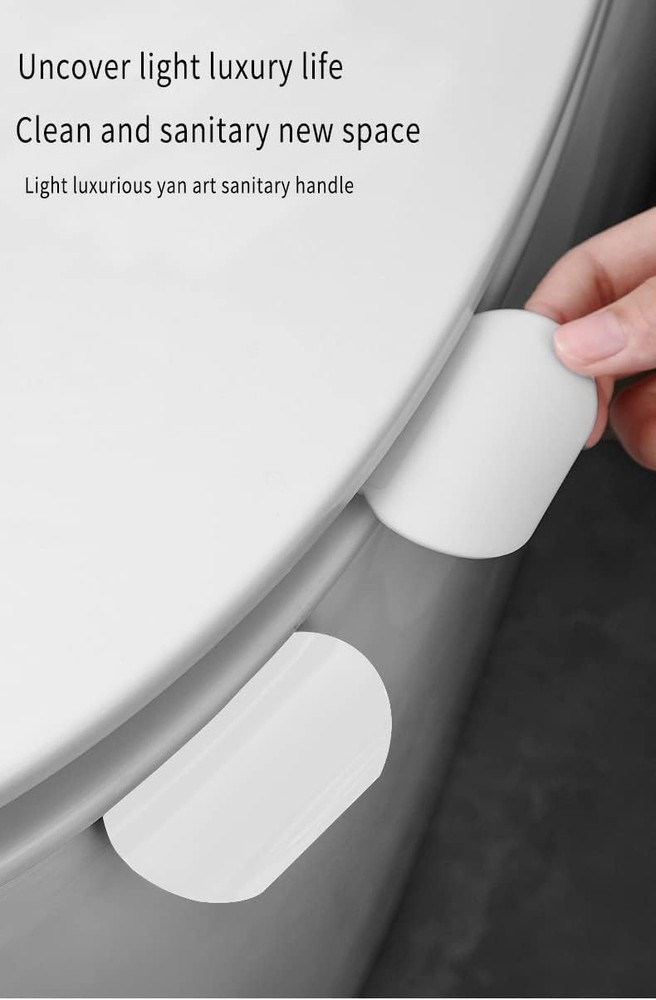 Portable 2-Pack Toilet Seat Lifters - Avoid Touching for Ultimate Cleanliness