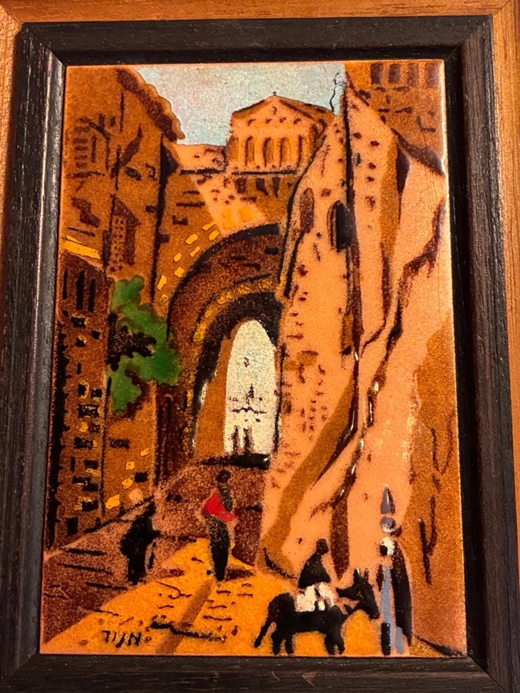 Manor enamel art Israel